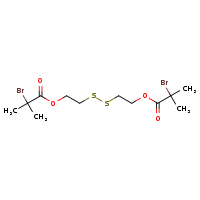 2-({2-[(2-bromo-2-methylpropanoyl)oxy]ethyl}disulfanyl)ethyl 2-bromo-2-methylpropanoate