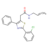 2-[2-(2-chlorophenyl)-4-phenyl-1,3-thiazol-5-yl]-N-(prop-2-en-1-yl)acetamide