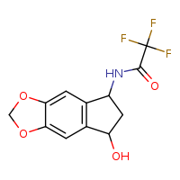 2,2,2-trifluoro-N-{7-hydroxy-2H,5H,6H,7H-indeno[5,6-d][1,3]dioxol-5-yl}acetamide