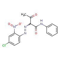 2-[2-(4-chloro-2-nitrophenyl)diazen-1-yl]-3-oxo-N-phenylbutanamide