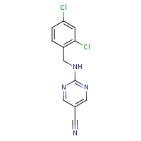 2-{[(2,4-dichlorophenyl)methyl]amino}pyrimidine-5-carbonitrile