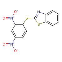 2-[(2,4-dinitrophenyl)sulfanyl]-1,3-benzothiazole