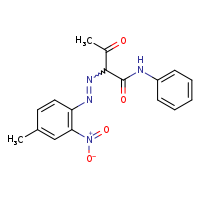 2-[2-(4-methyl-2-nitrophenyl)diazen-1-yl]-3-oxo-N-phenylbutanamide