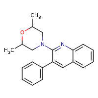 2-(2,6-dimethylmorpholin-4-yl)-3-phenylquinoline