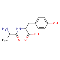 2-(2-aminopropanamido)-3-(4-hydroxyphenyl)propanoic acid