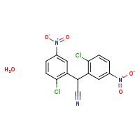 2,2-bis(2-chloro-5-nitrophenyl)acetonitrile hydrate