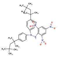 2,2-bis[4-(2,4,4-trimethylpentan-2-yl)phenyl]-1-(2,4,6-trinitrophenyl)hydrazin-1-yl