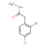 2-(2-bromo-4-chlorophenyl)-N-methylacetamide