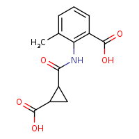 2-(2-carboxycyclopropaneamido)-3-methylbenzoic acid