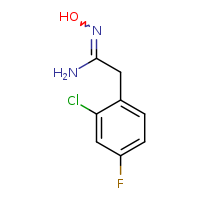 2-(2-chloro-4-fluorophenyl)-N'-hydroxyethanimidamide