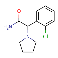 2-(2-chlorophenyl)-2-(pyrrolidin-1-yl)acetamide