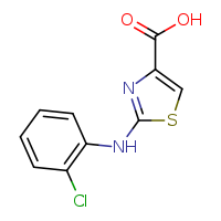 2-[(2-chlorophenyl)amino]-1,3-thiazole-4-carboxylic acid