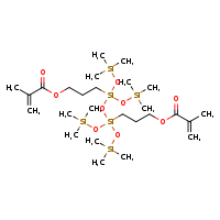 2,2-dimethyl-4-{3-[(2-methylprop-2-enoyl)oxy]propyl}-4,6,6-tris[(trimethylsilyl)oxy]-3,5-dioxa-2,4,6-trisilanonan-9-yl 2-methylprop-2-enoate