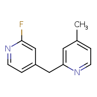 2-[(2-fluoropyridin-4-yl)methyl]-4-methylpyridine