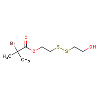 2-[(2-hydroxyethyl)disulfanyl]ethyl 2-bromo-2-methylpropanoate