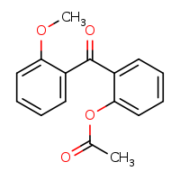 2-(2-methoxybenzoyl)phenyl acetate