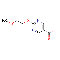 2-(2-methoxyethoxy)pyrimidine-5-carboxylic acid