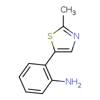 2-(2-methyl-1,3-thiazol-5-yl)aniline