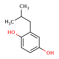 2-(2-methylpropyl)benzene-1,4-diol