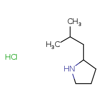 2-(2-methylpropyl)pyrrolidine hydrochloride