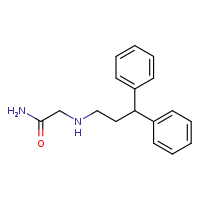 2-[(3,3-diphenylpropyl)amino]acetamide