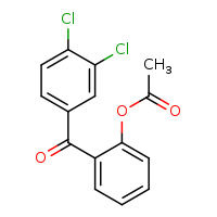 2-(3,4-dichlorobenzoyl)phenyl acetate