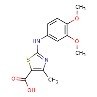 2-[(3,4-dimethoxyphenyl)amino]-4-methyl-1,3-thiazole-5-carboxylic acid