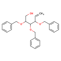 2,3,4-tris(benzyloxy)hex-5-en-1-ol