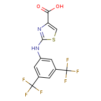 2-{[3,5-bis(trifluoromethyl)phenyl]amino}-1,3-thiazole-4-carboxylic acid