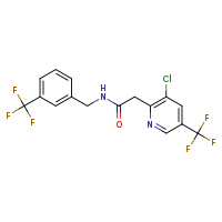 2-[3-chloro-5-(trifluoromethyl)pyridin-2-yl]-N-{[3-(trifluoromethyl)phenyl]methyl}acetamide