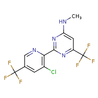 2-[3-chloro-5-(trifluoromethyl)pyridin-2-yl]-N-methyl-6-(trifluoromethyl)pyrimidin-4-amine