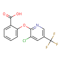 2-{[3-chloro-5-(trifluoromethyl)pyridin-2-yl]oxy}benzoic acid