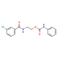 2-[(3-chlorophenyl)formamido]ethyl N-phenylcarbamate