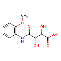 2,3-dihydroxy-3-[(2-methoxyphenyl)carbamoyl]propanoic acid