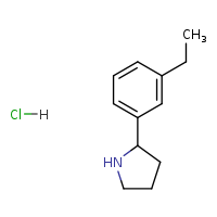 2-(3-ethylphenyl)pyrrolidine hydrochloride