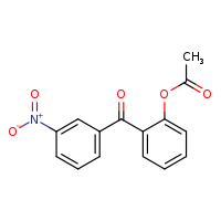 2-(3-nitrobenzoyl)phenyl acetate
