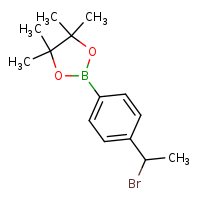 2-[4-(1-bromoethyl)phenyl]-4,4,5,5-tetramethyl-1,3,2-dioxaborolane