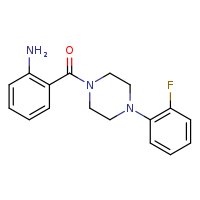 2-[4-(2-fluorophenyl)piperazine-1-carbonyl]aniline