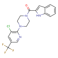 2-{4-[3-chloro-5-(trifluoromethyl)pyridin-2-yl]piperazine-1-carbonyl}-1H-indole