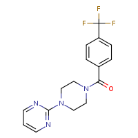 2-{4-[4-(trifluoromethyl)benzoyl]piperazin-1-yl}pyrimidine