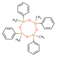 2,4,6,8-tetramethyl-2,4,6,8-tetraphenyl-1,3,5,7,2,4,6,8-tetraoxatetrasilocane