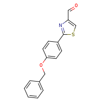 2-[4-(benzyloxy)phenyl]-1,3-thiazole-4-carbaldehyde