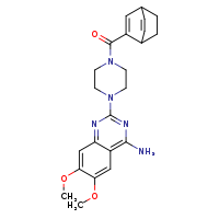 2-(4-{bicyclo[2.2.2]octa-2,5-diene-2-carbonyl}piperazin-1-yl)-6,7-dimethoxyquinazolin-4-amine