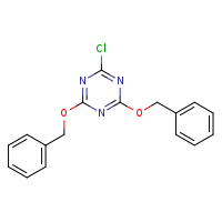 2,4-bis(benzyloxy)-6-chloro-1,3,5-triazine