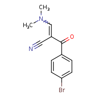 2-(4-bromobenzoyl)-3-(dimethylamino)prop-2-enenitrile