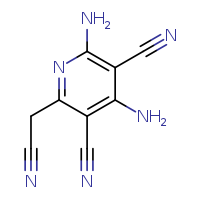 2,4-diamino-6-(cyanomethyl)pyridine-3,5-dicarbonitrile