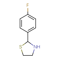 2-(4-fluorophenyl)-1,3-thiazolidine