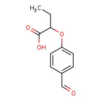 2-(4-formylphenoxy)butanoic acid