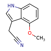 2-(4-methoxy-1H-indol-3-yl)acetonitrile