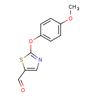 2-(4-methoxyphenoxy)-1,3-thiazole-5-carbaldehyde